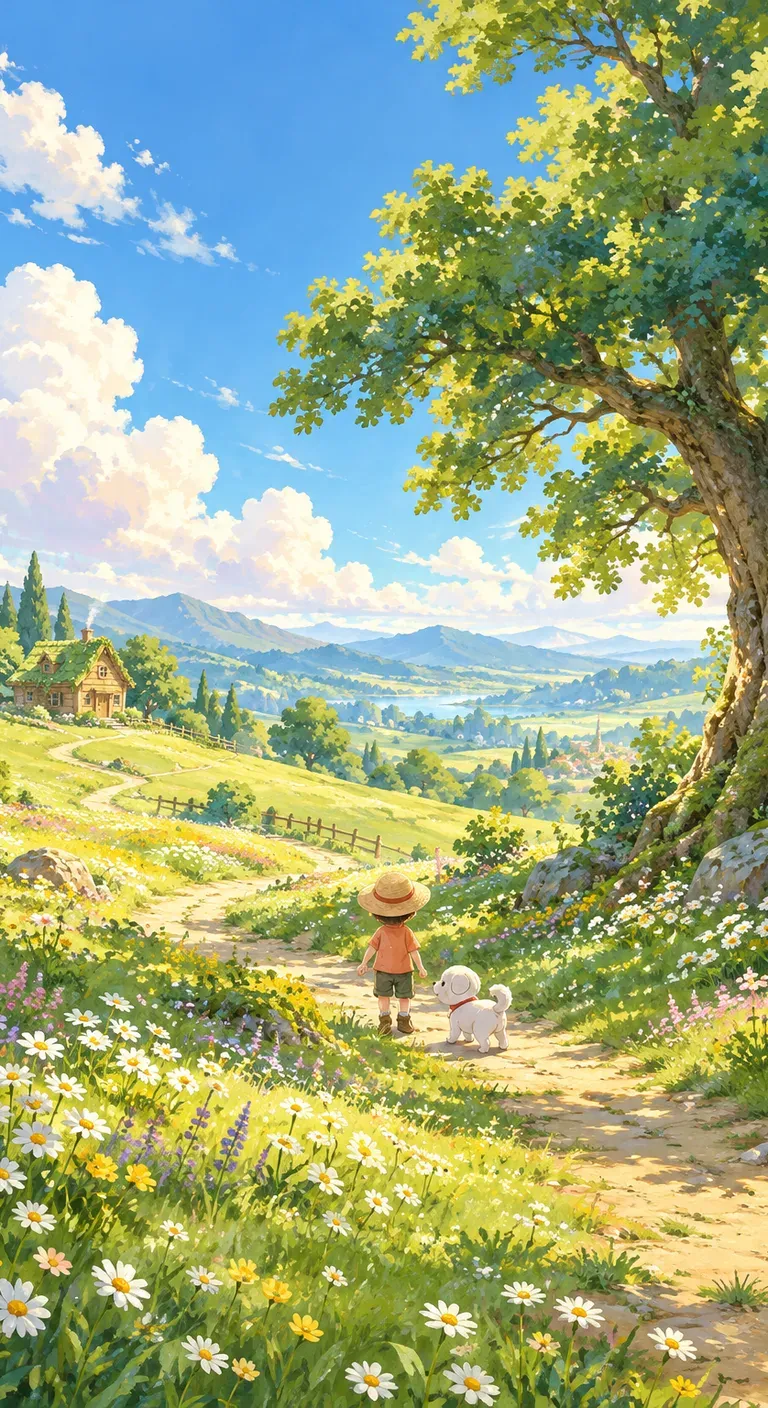 키아트 — 정원 꽃길